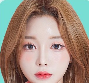 정면 얼굴