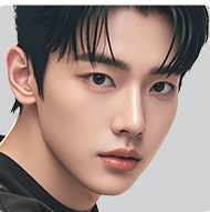 귀밑 각과 턱 라인을 고려한 턱끝 — 남성 모델 정면