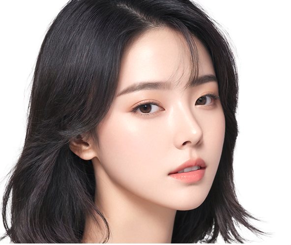 단발 흑발 여성 모델