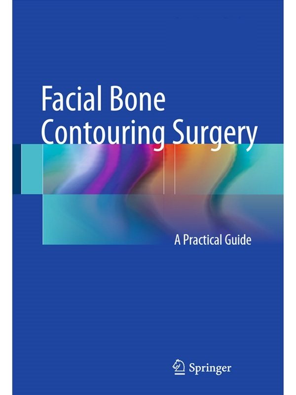 안면윤곽 교과서 Facial Bone Contouring Surgery: A Practical Guide 표지(Springer)